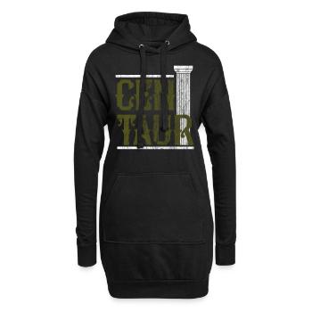 Centaur Centaurus griechische Mythologie Geschenk - Hoodie-Kleid - Schwarz - Vorne