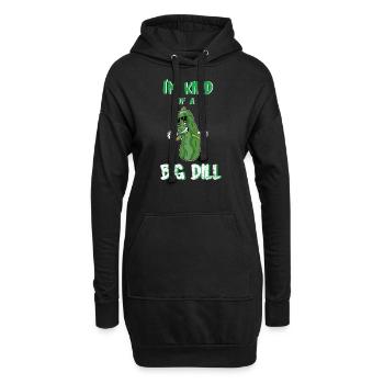 I'm Kind Of A Big Dill - Hoodie-Kleid - Schwarz - Vorne