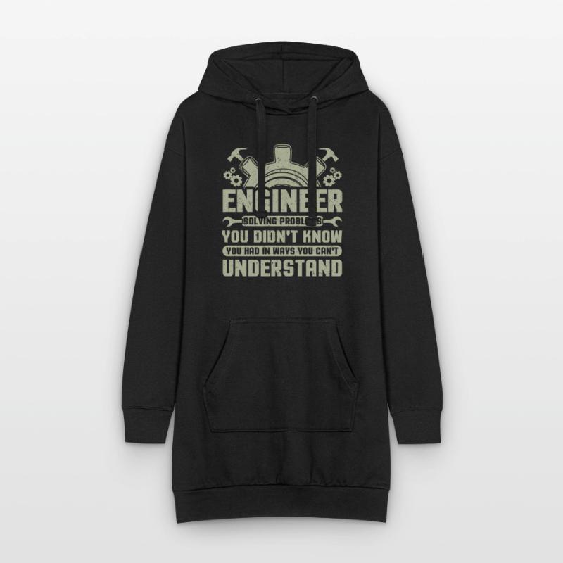 Engineer Problem Solver Engineering Career Hoodie Dress