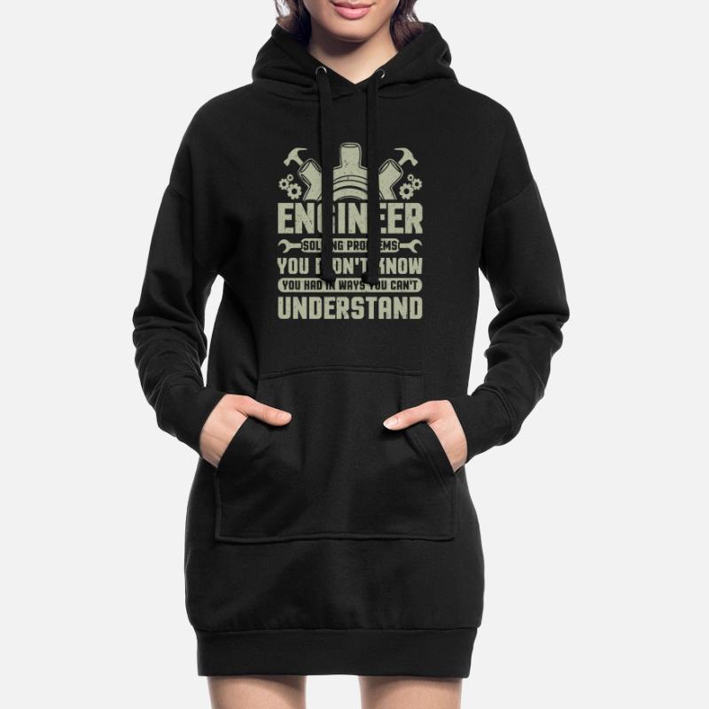 Engineer Problem Solver Engineering Career Hoodie Dress