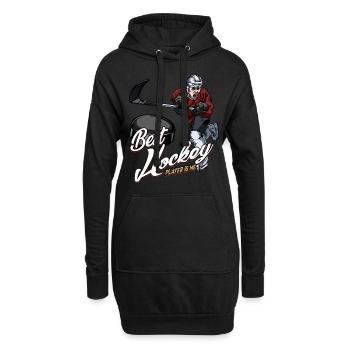 Best Ice Hockey Player | Eishockey Geschenkidee - Hoodie-Kleid - Schwarz - Vorne
