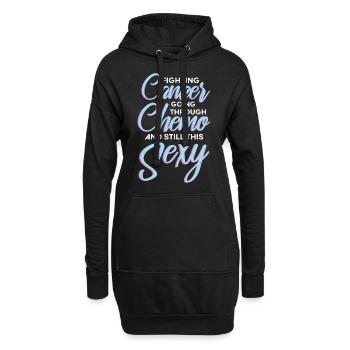 bronntanas um ailse chemo - Hoodie Dress - black - Front