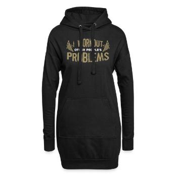 Psychologue Psychologue Thérapeute Psychothérapeute - Sweat-shirt à capuche long Femme - noir - Devant