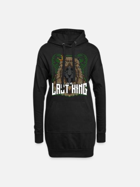 Capybara - Hoodie-Kleid - Schwarz