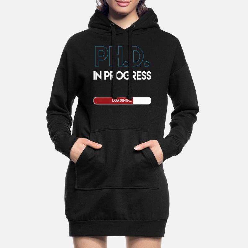 PhD Loading In Progress Hoodie Dress