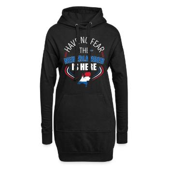 Ne vous inquiétez pas, le Nederlander est là - Sweat-shirt à capuche long Femme - noir - Devant
