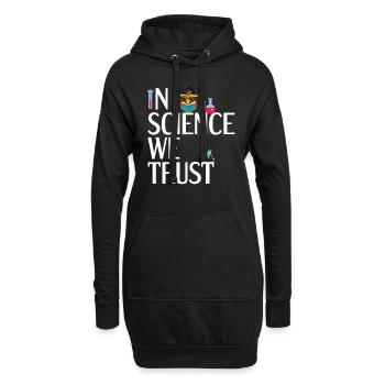 Enseignants Chercheurs Science scientifique - Sweat-shirt à capuche long Femme - noir - Devant