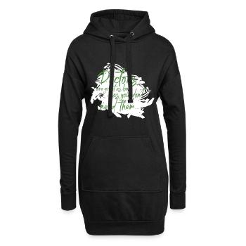 doctor - Hoodie Dress - black - Front