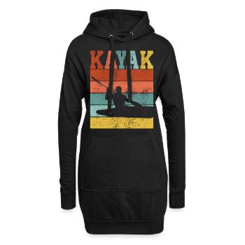 KAJAK KAJAK - Hoodie-Kleid - Schwarz - Vorne