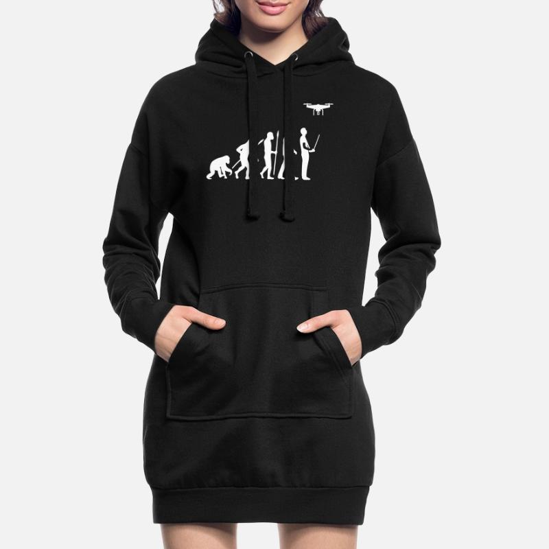 Evolution drone Hoodie Dress