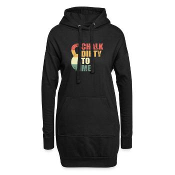 Kettlebell Kettleball Fitness Training Cadeau - Sweat-shirt à capuche long Femme - noir - Devant