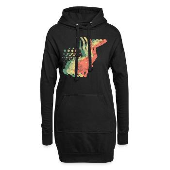 Diving Diver Diving Suit - Sweat-shirt à capuche long Femme - noir - Devant