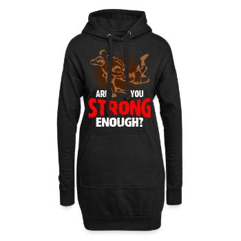 Rugby Rugby - Sweat-shirt à capuche long Femme - noir - Devant