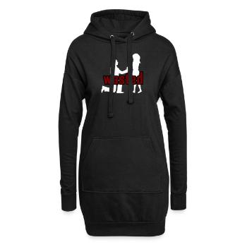 Junggesellenabschied Geschenk Verheiratet Tshirt - Hoodie-Kleid - Schwarz - Vorne