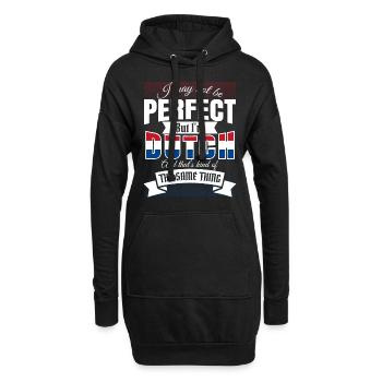 Dutch Netherlands Dutch Gift - Hoodie Dress - black - Front
