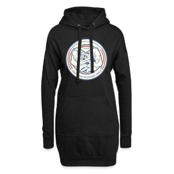 PILLEN | Lustiger Spruch Hände Tabletten - Hoodie-Kleid - Schwarz - Vorne