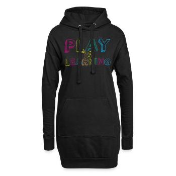 Enseignant préscolaire Education de la petite enfance - Sweat-shirt à capuche long Femme - noir - Devant