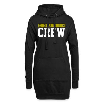 Cousin Crew Retro Family Holiday - Sweat-shirt à capuche long Femme - noir - Devant