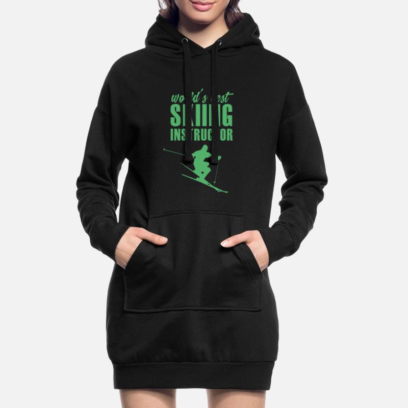 Ski Instructor Ski Club Ski Instructor Ski Instructor Ski Instructor Ski Hoodie Dress