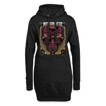 Course intergalactique | Cadeau étranger extraterrestre - Sweat-shirt à capuche long Femme - noir - Devant