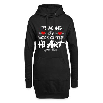 Enseignant Enseignant Enseignant - Sweat-shirt à capuche long Femme - noir - Devant