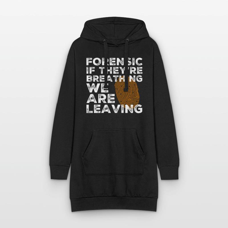 Forensics Forensic Forensics Forensic Science Gift Hoodie Dress