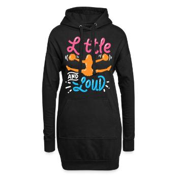Cheerleader Cheerleader - Hoodie-Kleid - Schwarz - Vorne