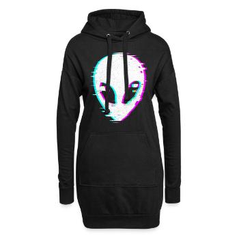 Aliens - Hoodie-Kleid - Schwarz - Vorne