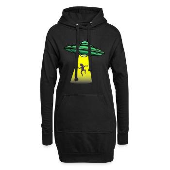 Get In Loser Alien Ufo Alien Cadeau - Sweat-shirt à capuche long Femme - noir - Devant