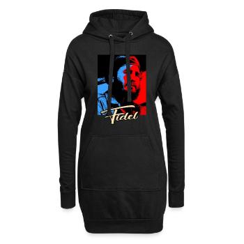Kommunismus Lenin Marx Klassenkampf Sozial - Hoodie-Kleid - Schwarz - Vorne
