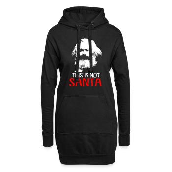 Kommunismus Lenin Marx Klassenkampf Sozial - Hoodie-Kleid - Schwarz - Vorne