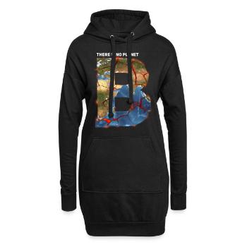 Il n'y a pas de planète b vendredi pour l'avenir - Sweat-shirt à capuche long Femme - noir - Devant