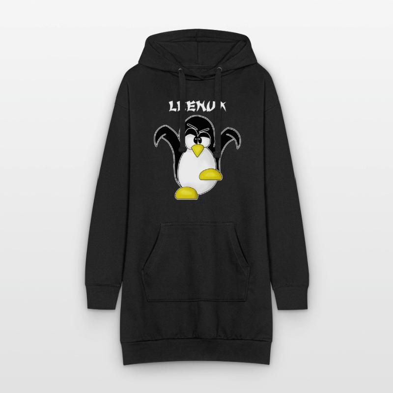 Linux Computer Nerd Geek Informatik Admin Geschenk Hoodie-Kleid