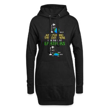 Flat Earth Society Reptiloids Conspiration - Sweat-shirt à capuche long Femme - noir - Devant