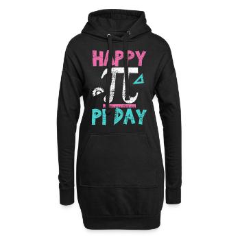 Enseignant de mathématiques Pi Day - Sweat-shirt à capuche long Femme - noir - Devant