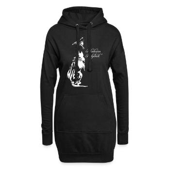 Rhodesian Ridgeback - Sweat-shirt à capuche long Femme - noir - Devant