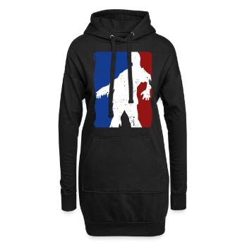 Zombie - Hoodie-Kleid - Schwarz - Vorne