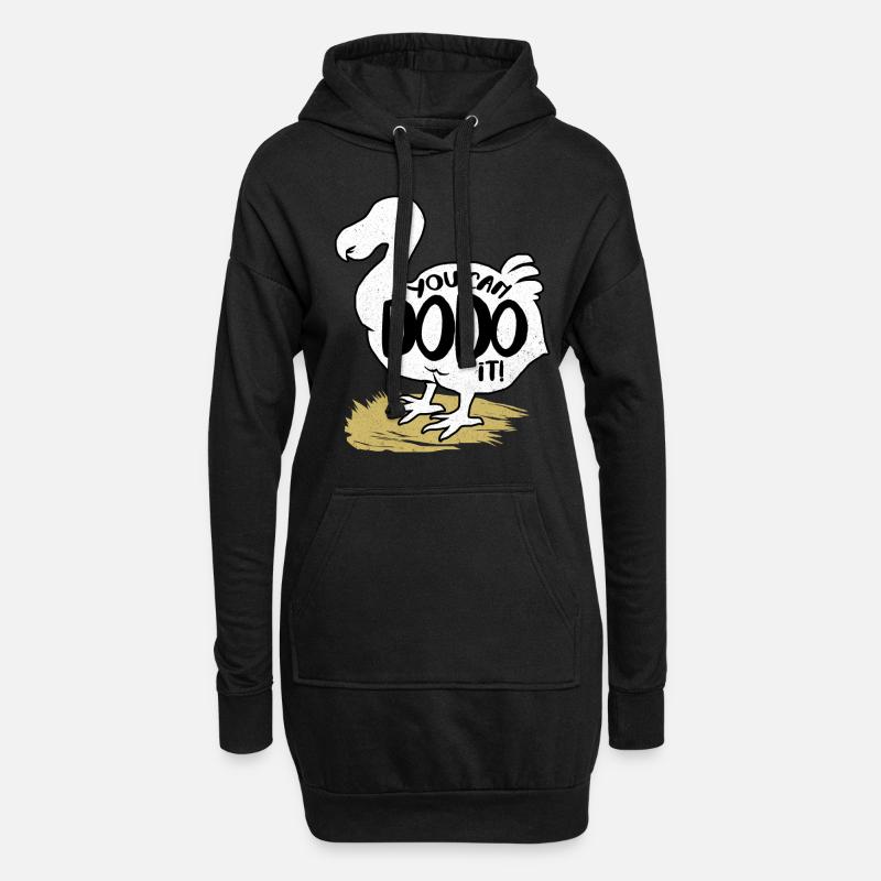 Dodo - Hoodie-Kleid - Schwarz