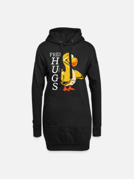 Dodo - Sweat-shirt à capuche long Femme - noir