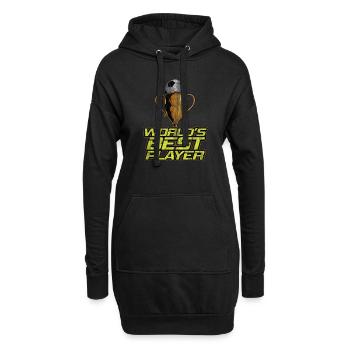 Football Sport But Coupe De Championnat - Sweat-shirt à capuche long Femme - noir - Devant