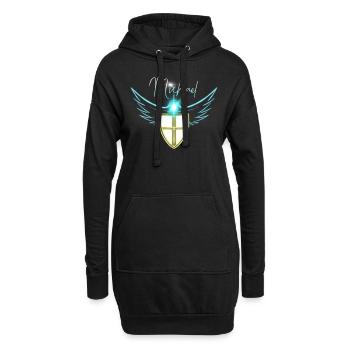 archangel michael prayer - Hoodie-Kleid - Schwarz - Vorne
