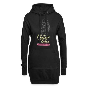 Mutter Und Sohn - Eine Liebe fürs Leben - Hoodie-Kleid - Schwarz - Vorne