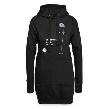 Golf vs Ball Stop Playing Games with me ! Golfeurs - Sweat-shirt à capuche long Femme - noir - Devant