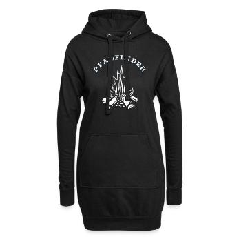 scout - Sweat-shirt à capuche long Femme - noir - Devant