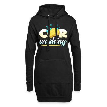 Detailing Detailer Car Washing Fahrzeugpflege - Hoodie-Kleid - Schwarz - Vorne