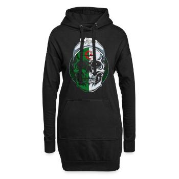 Algerien - Hoodie-Kleid - Schwarz - Vorne