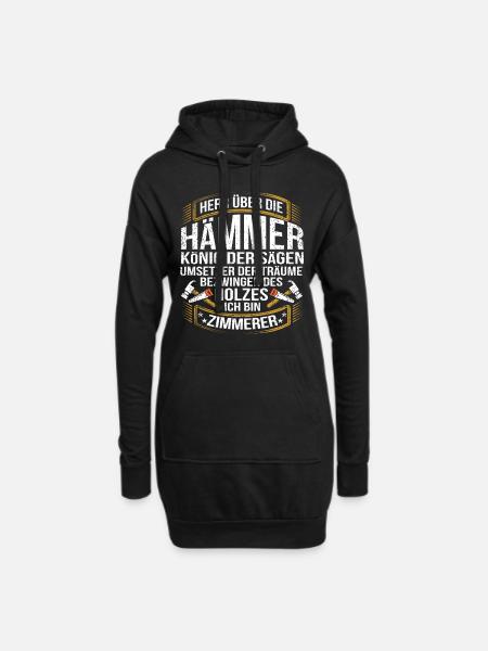 Zimmermann - Hoodie-Kleid - Schwarz