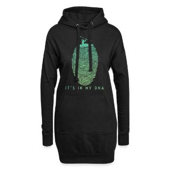 Kajakfahren in meinem DNA-Kajak-Geschenk für Männer - Hoodie-Kleid - Schwarz - Vorne