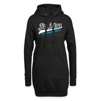 Jiu Jitsu It's How I Roll T-Shirt, BJJ Grappling - Sweat-shirt à capuche long Femme - noir - Devant