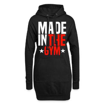 Gym - Hoodie-Kleid - Schwarz - Vorne
